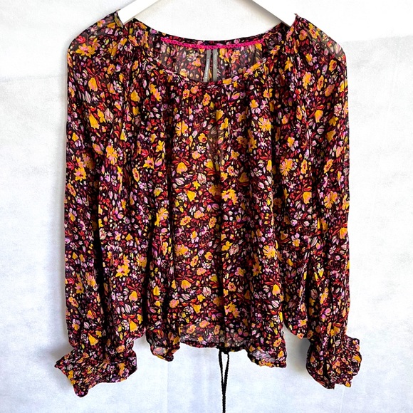 Pauline Anthropologie Ballon Sleeve Blouse Top - Picture 10 of 14